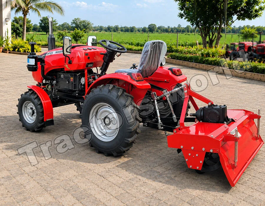 MT-24 2WD Tractor With Rotary Tiller - Tractors for Sale in Antigua MT-24 2WD Tractor With Rotary Tiller